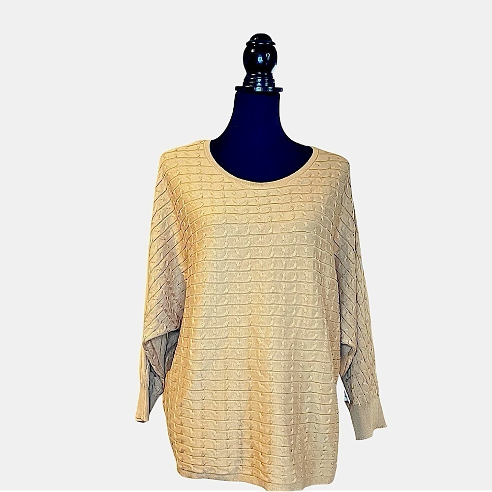 89th & Madison Women’s 3/4 Sleeve Sweater, Size 1X